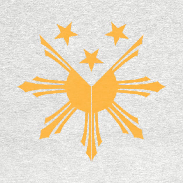 Filipino Sun and Stars Pinoy decal by Estudio3e